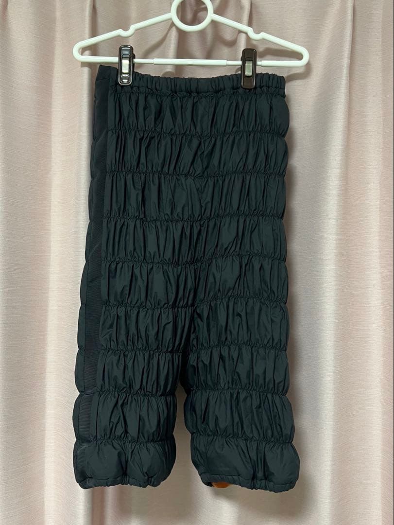 ルーヴルドゥ　LOUVREDO ロングパンツ 黒　復元ウォーマー