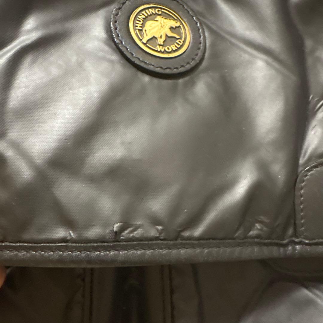 ハンティングワールド　バチュークロス　ショルダーバッグ　黒
