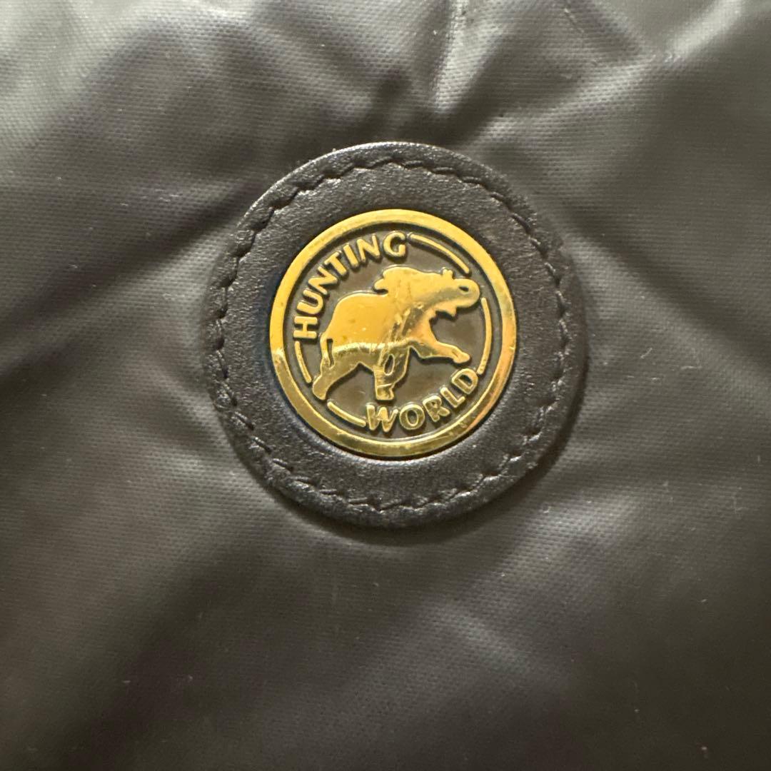 ハンティングワールド　バチュークロス　ショルダーバッグ　黒