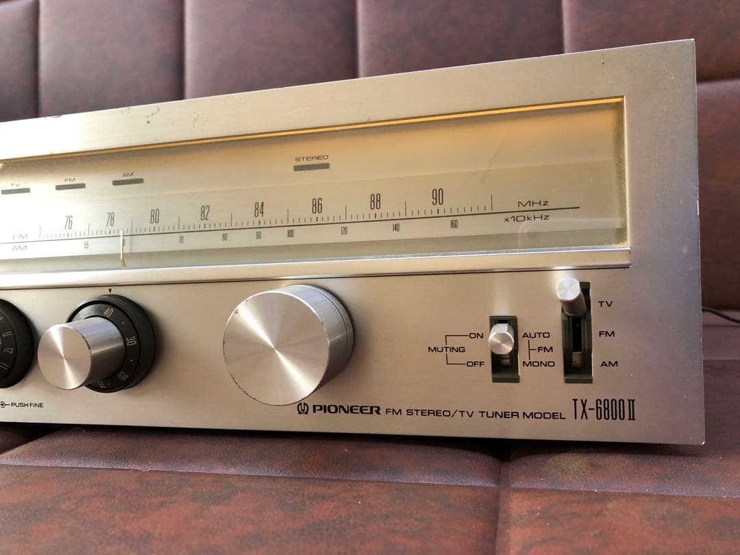PIONEER　TX-6800II FM/AMチューナー動作品(J6)