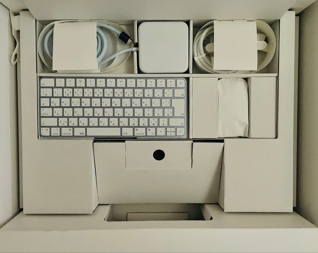 iMac 24インチ M1 8CPU/7GPU/512GB 付属品、箱あり