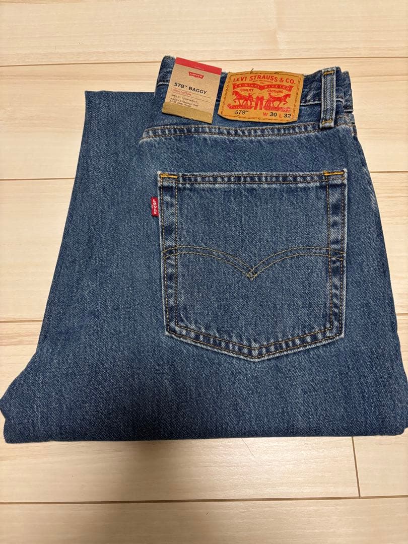 【最安値】リーバイス578 W30 BAGGY バギー　インディゴ