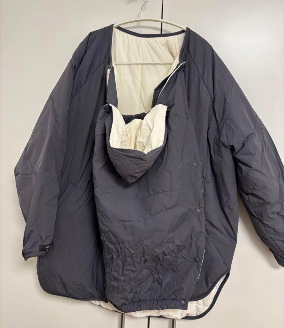 konny コニー　リバーシブル　ママコート　ダウン　アウター　　抱っこ紐