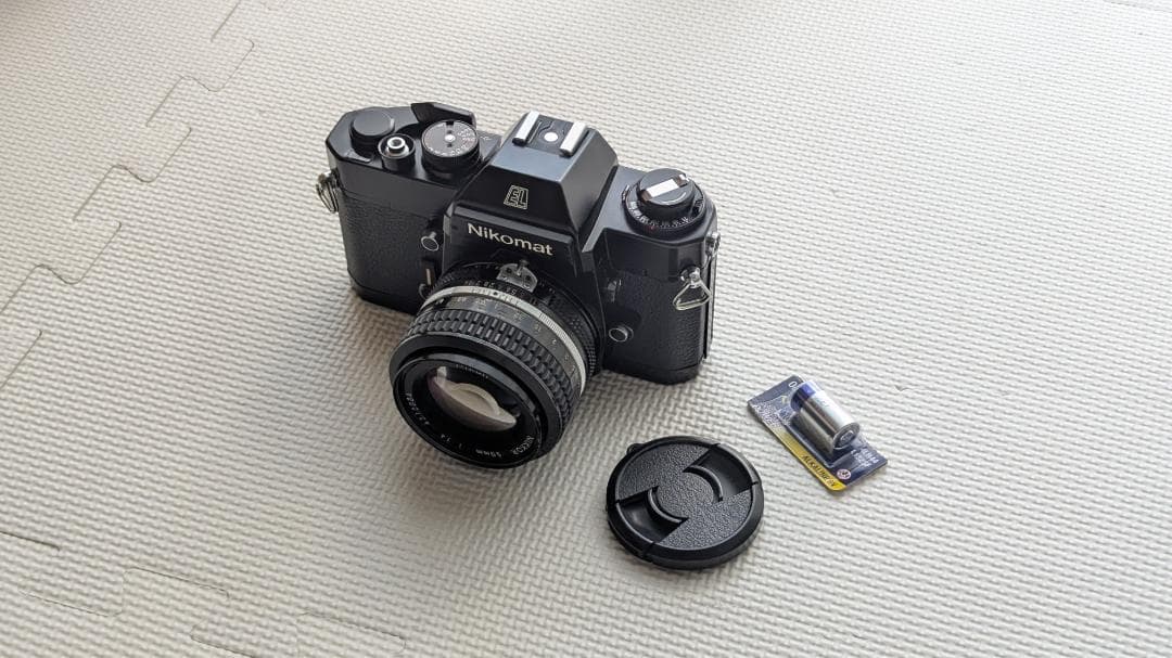 美品 NIKON Nikomat EL モルト新品交換済・50mm・電池２個