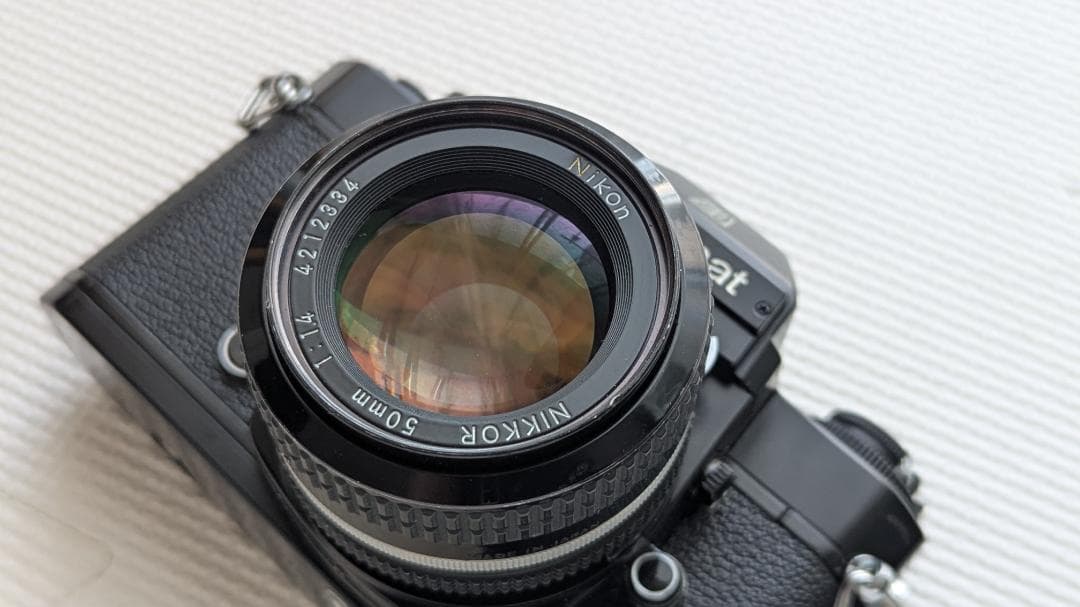 美品 NIKON Nikomat EL モルト新品交換済・50mm・電池２個