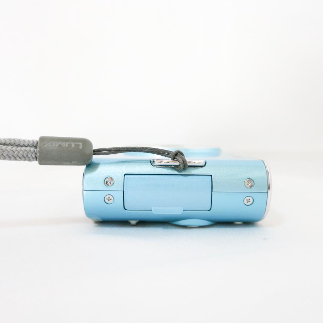美品☆Panasonic LUMIX DMC-FX66 ライトブルー デジカメラ