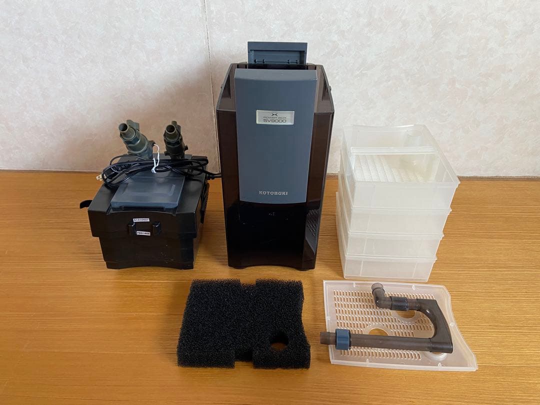 【引き取り限定】ガラス水槽90×30×36とSV9000外部フィルターのセット