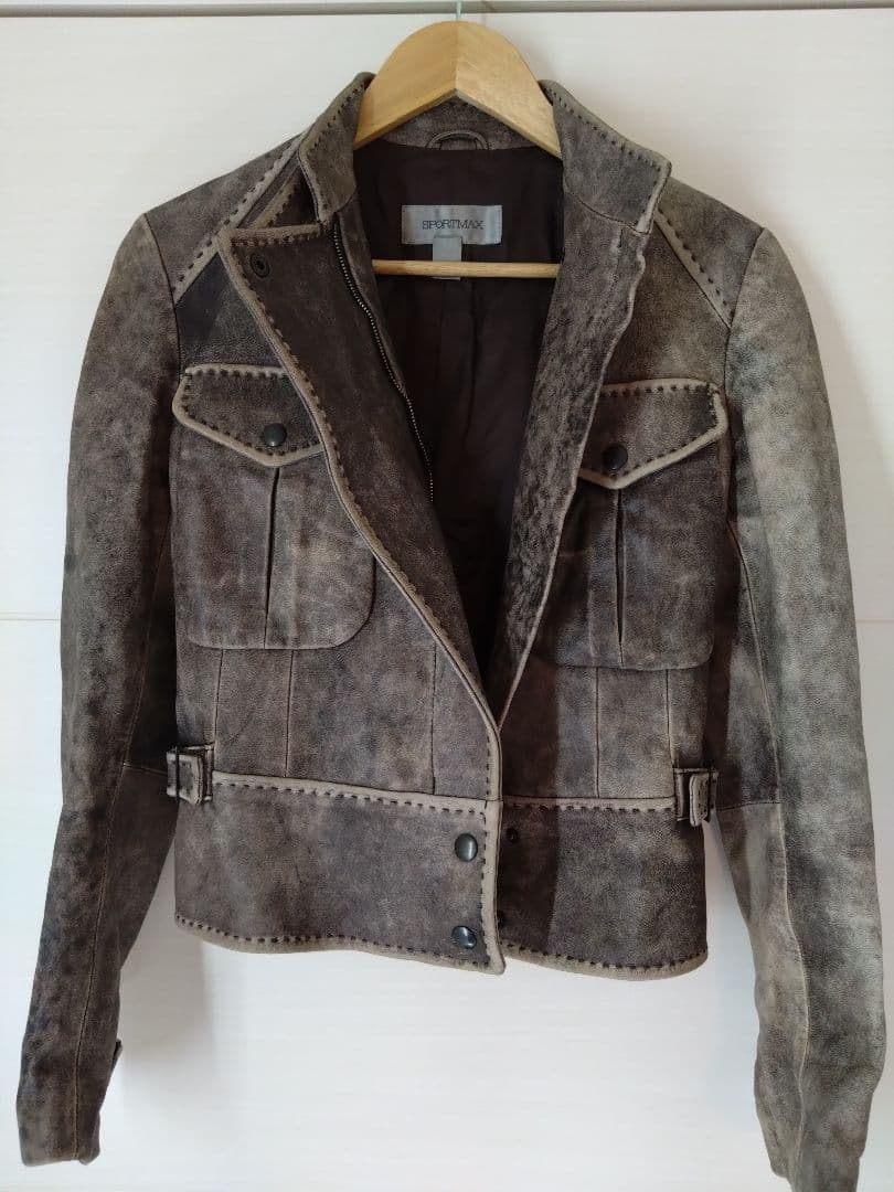 SPORTMAX レザージャケット