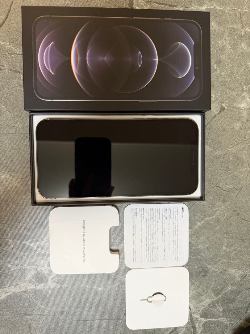 [美品] iPhone12 pro max 128GB グラファイト