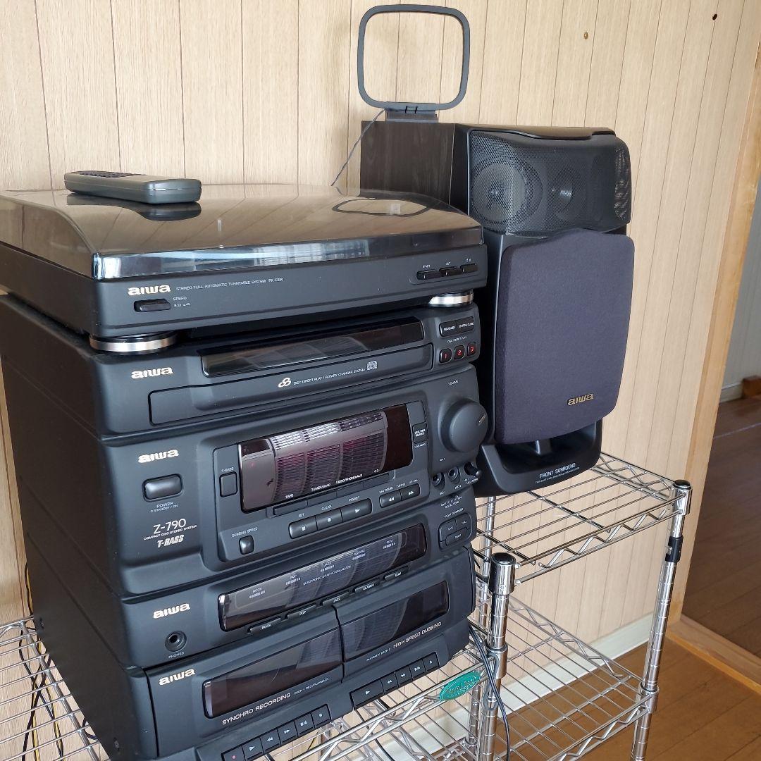 AIWAコンポCX-Z790 ステレオレコードプレーヤーPX-E850　レトロ