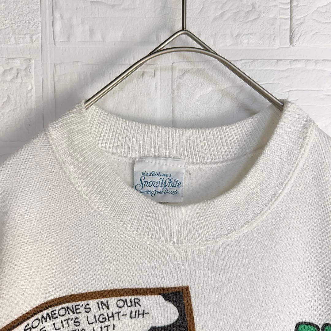 【希少】 DISNEY ビンテージ 七人の小人 白雪姫 スウェット トレーナー