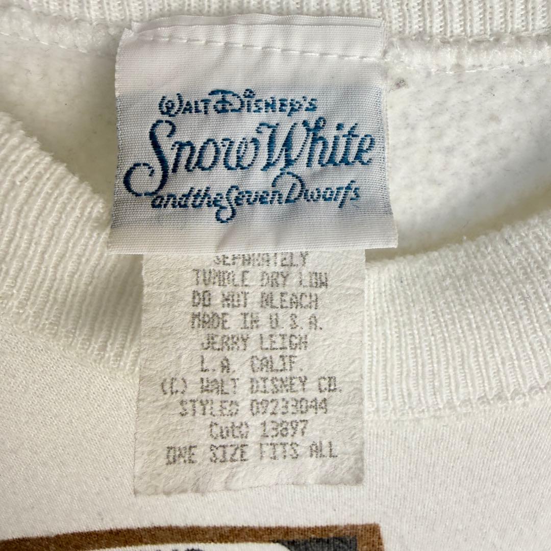 【希少】 DISNEY ビンテージ 七人の小人 白雪姫 スウェット トレーナー
