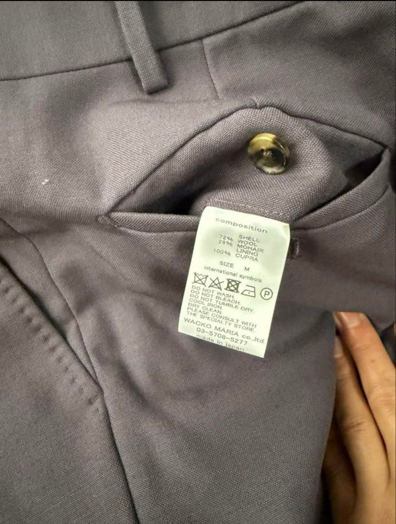 パンツ WACKO MARIA PLEATED TROUSERS (TYPE-2) M