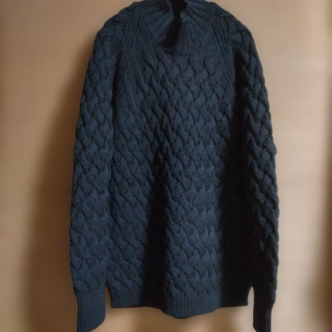 専用　Cruciani ケーブルニット ローゲージ　52　バーニーズNY　値下げ