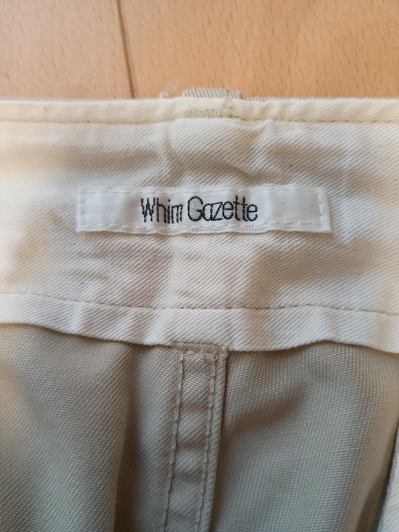 Whim Gazetteバイオ加工チノパンツ