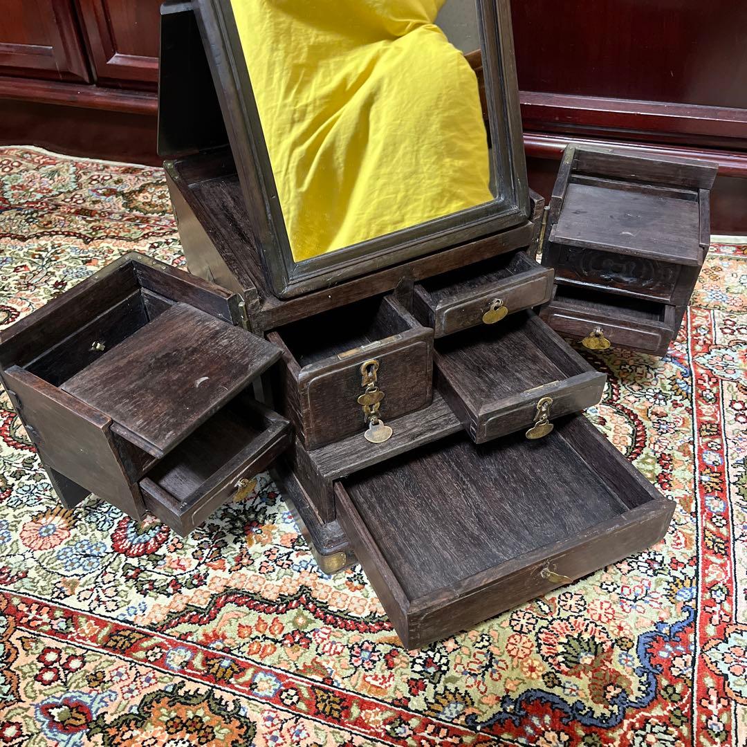 卓上鏡台　アンティーク　中国