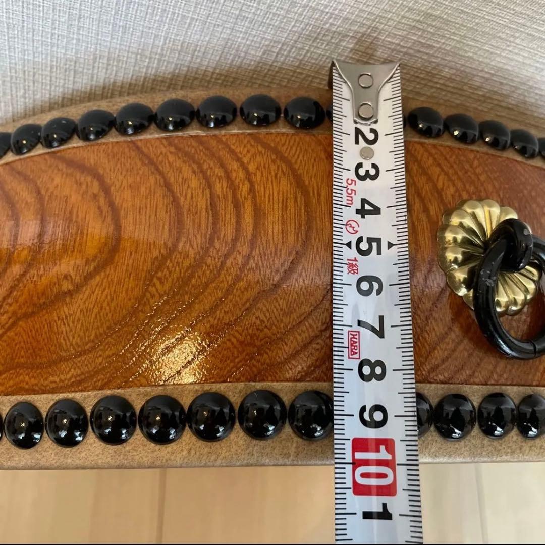 和太鼓 平太鼓 33cm 1尺1寸　和楽器 上鳴 日本製　くりぬき　本革