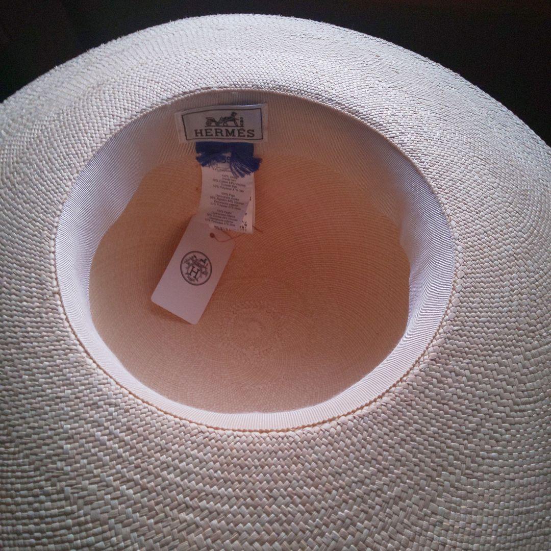 箱付き 新品未使用 59 エルメス麦わら帽子