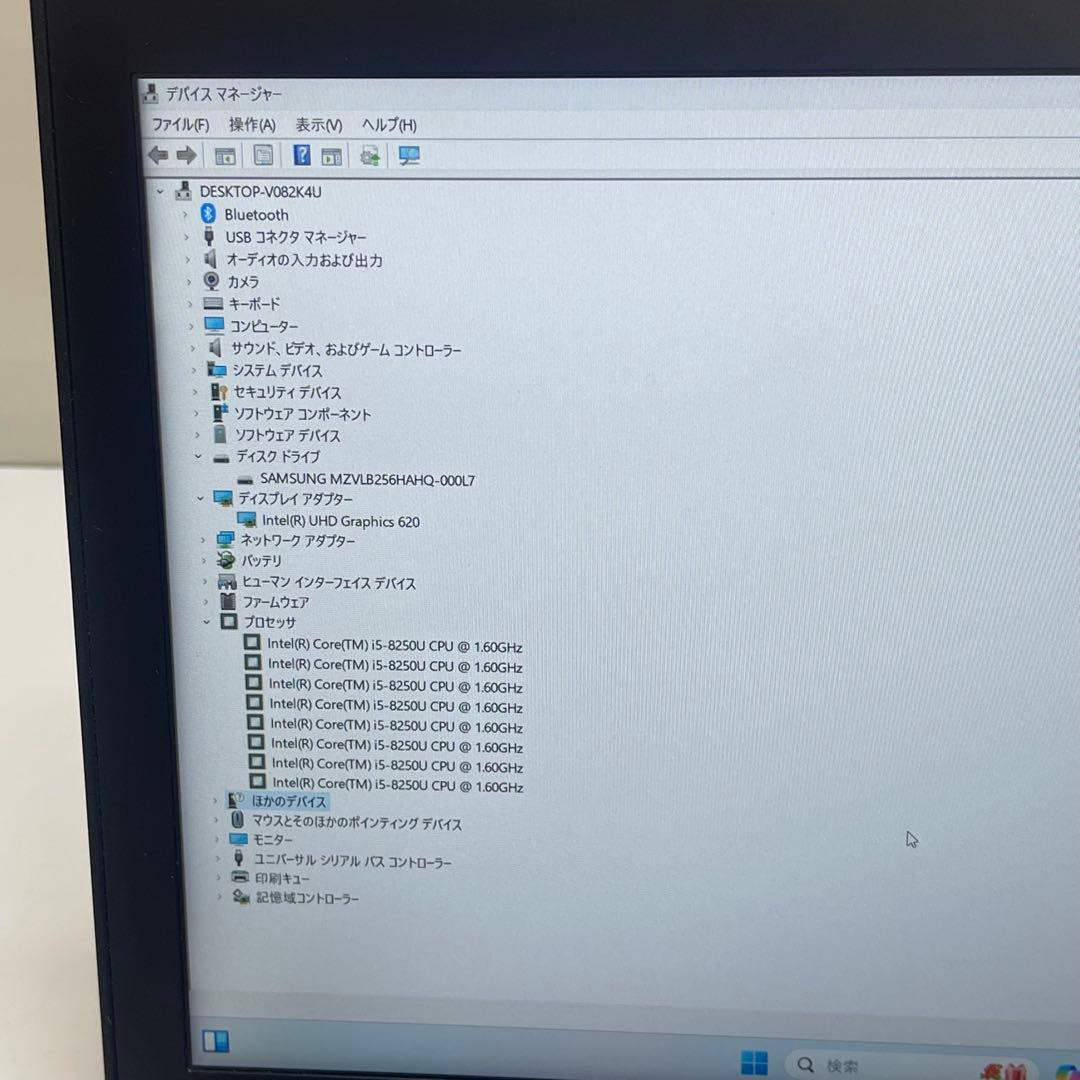 Windowsノート本体 #976 NEC VersaPro VB-4 i5-8250U 8GB 256G