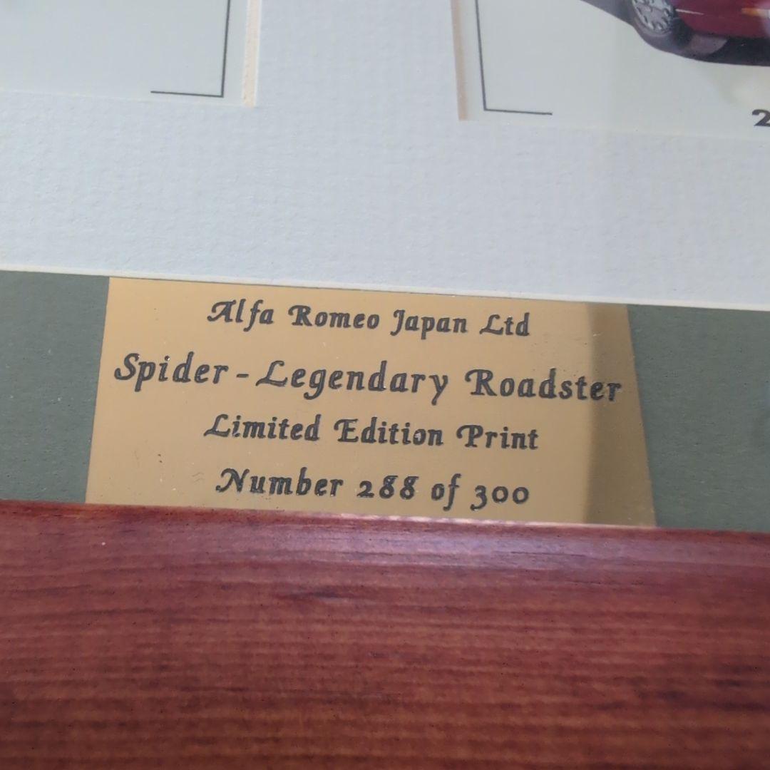 スパイダー レジェンダリー・ロードスター★シリアルNo.入