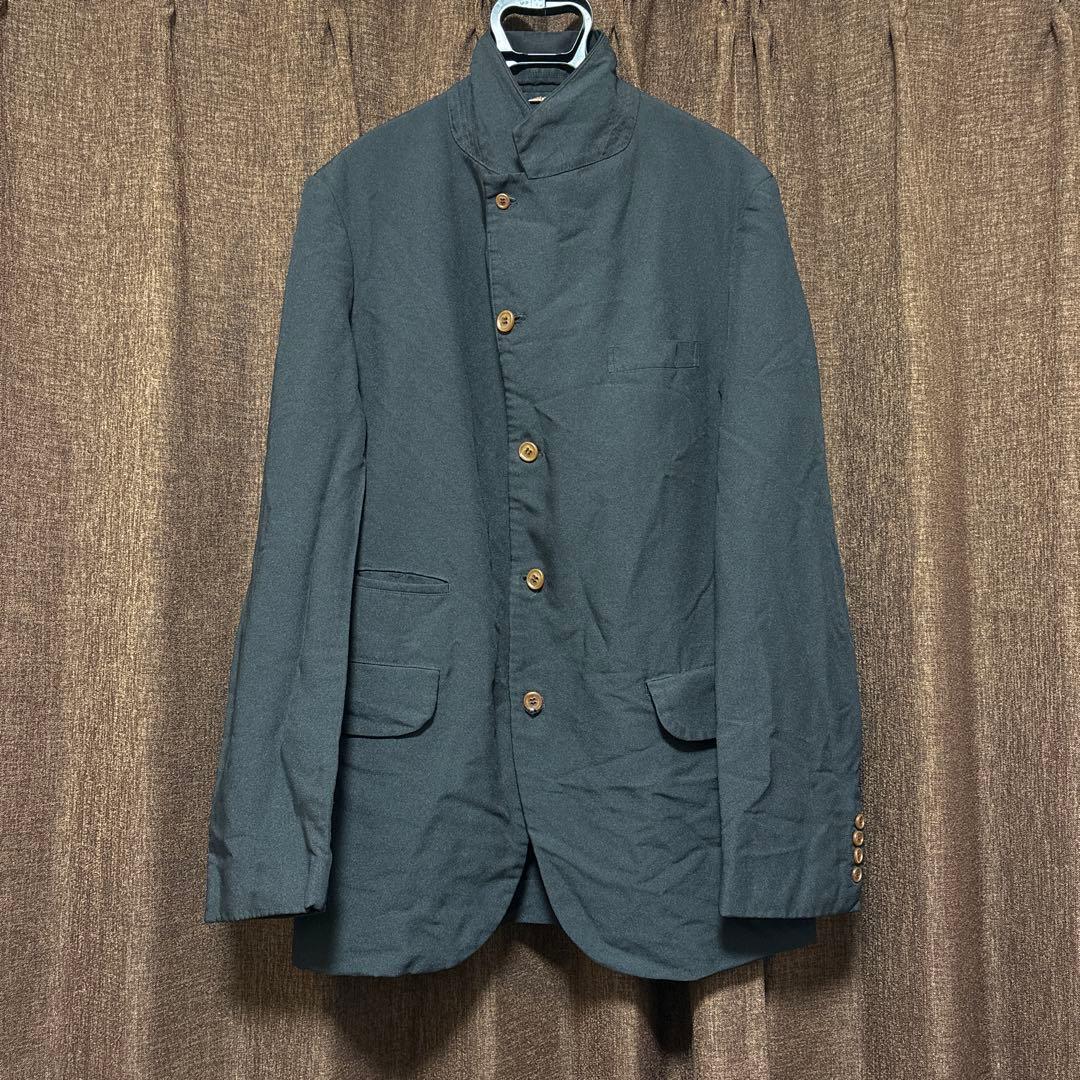 コムデギャルソンオムドゥ　後染め縮絨エステルジャケット