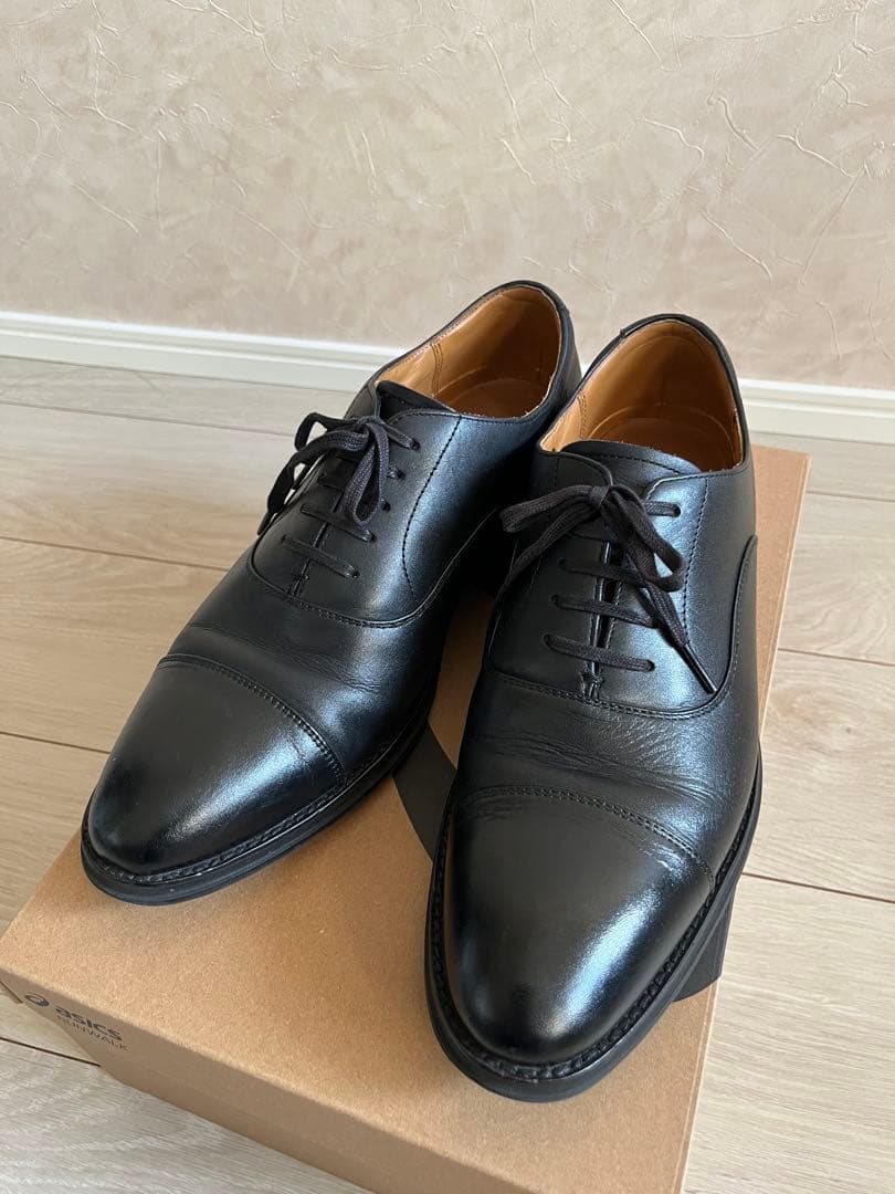 【美品】asicsランウォーク GORE-TEX 26cm2E ストレートチップ