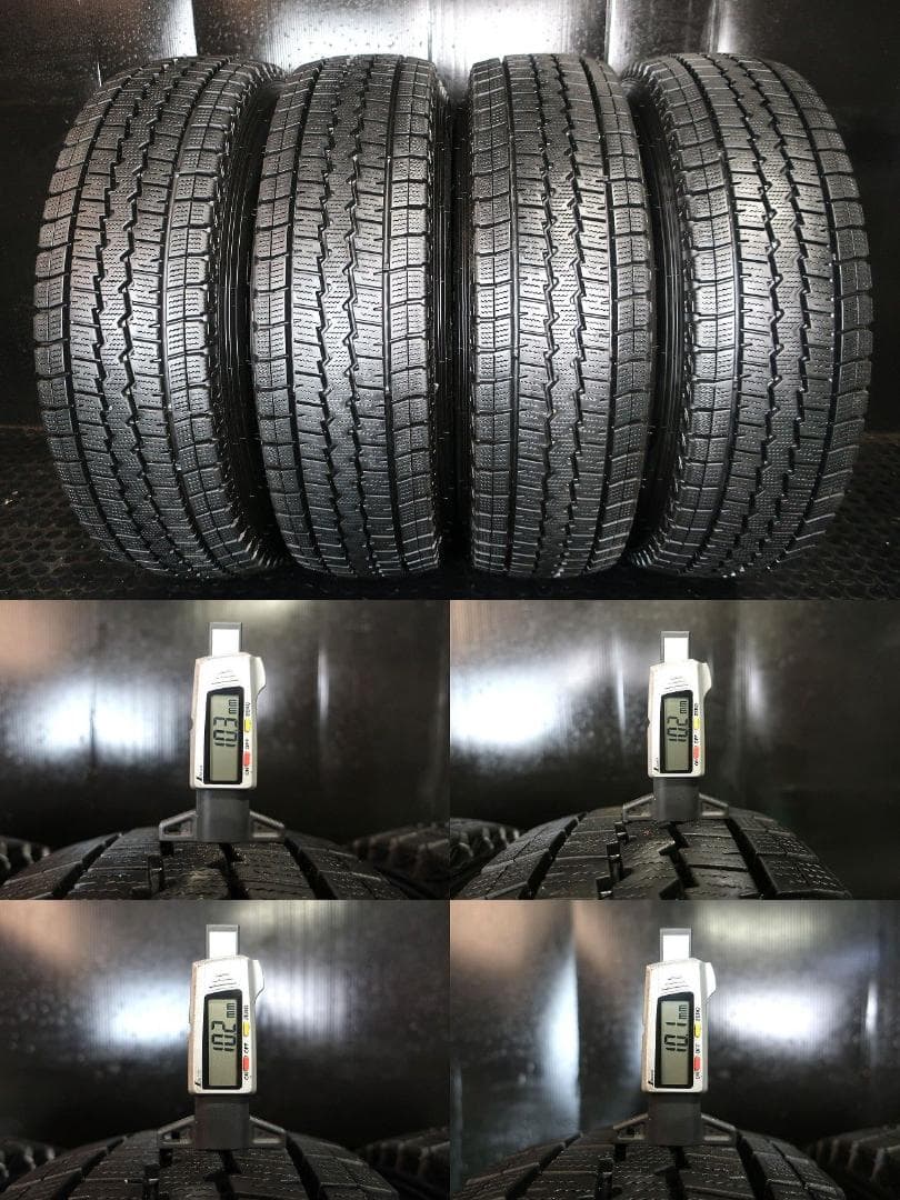極上9分山 国産スタッドレス 195/80R15 LT NV350 キャラバン