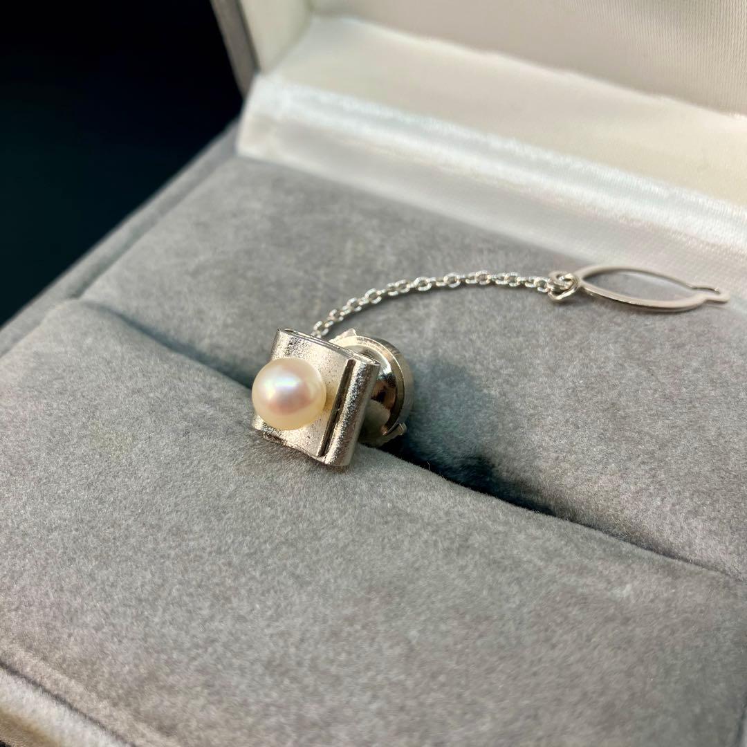 【良品】【田崎真珠】パール 真珠 カフス ネクタイピン タイタックピン セット