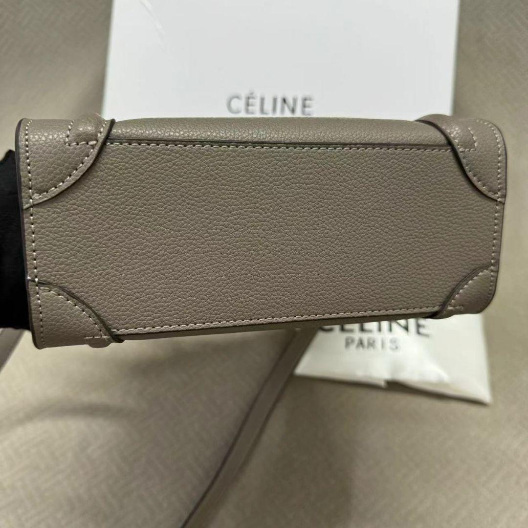 CELINE グレー 2way ショルダーバッグ