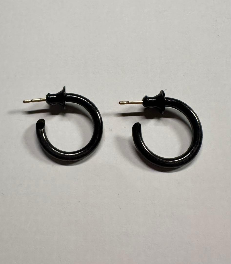 CAREERING 両耳用　プラシーボピアス PLACEBO 301 ブラック