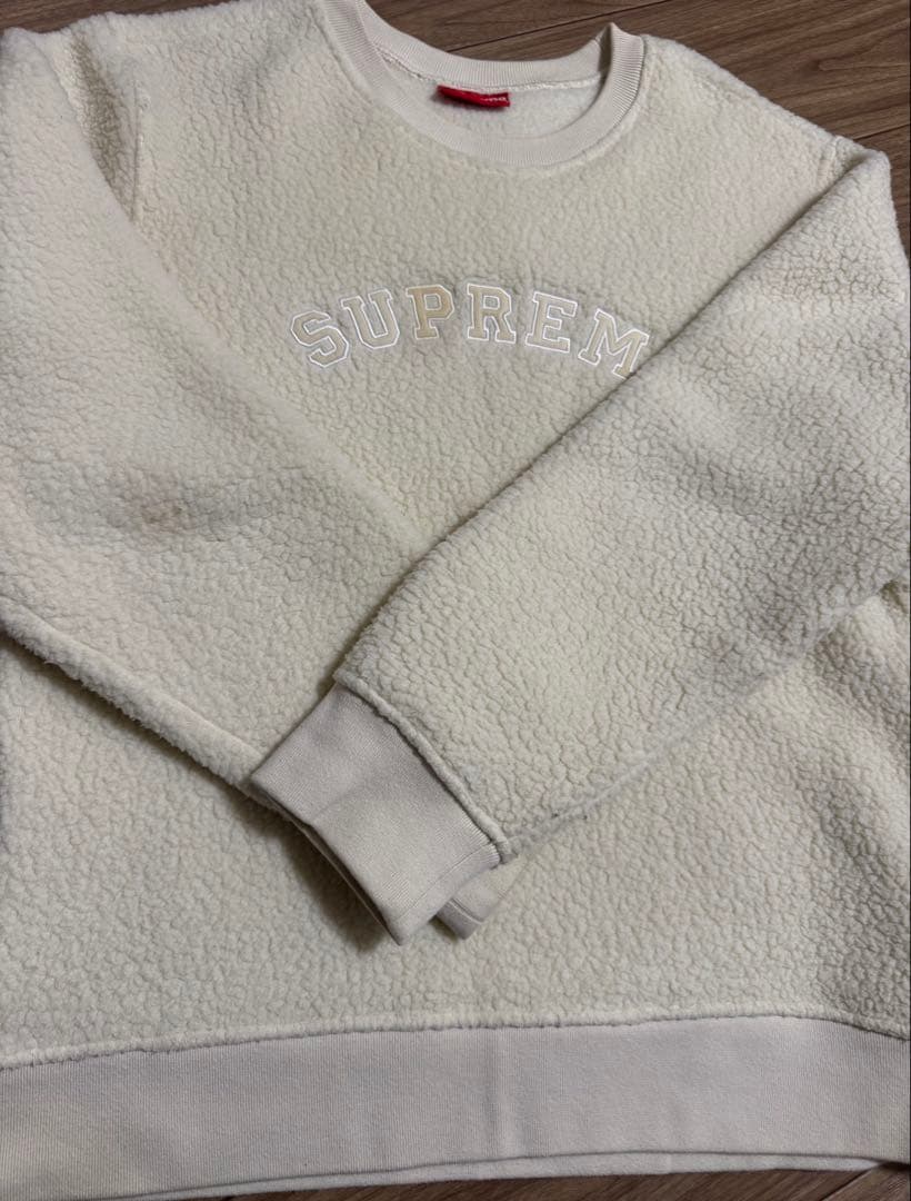 ち*い様 Supreme Polartec Deep Pile Crewneck