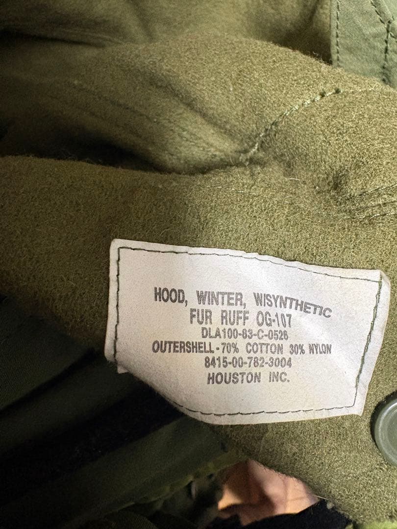 ✨美品✨ HOUSTON m65 米軍 ナイトカモパーカー XXS フルセット