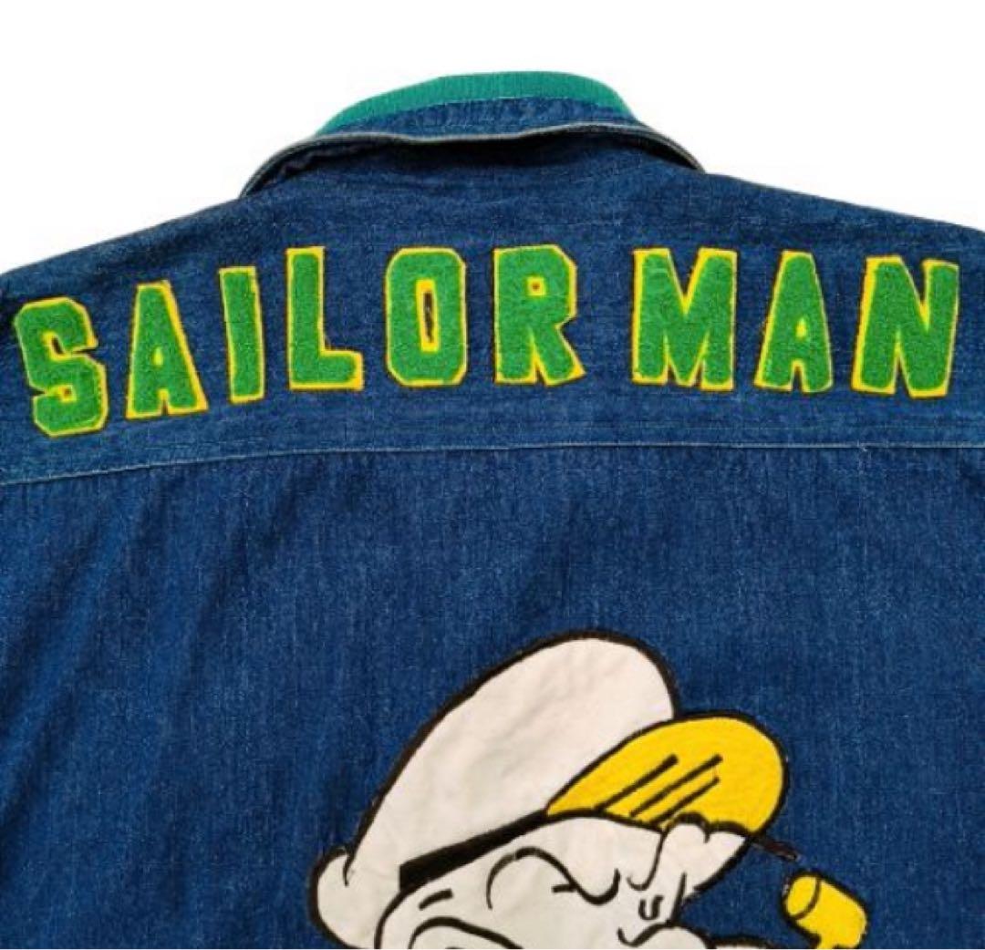 ポパイ　（オリーブ&ブルータス）デニムジャケット　80年代ヴィンテージ