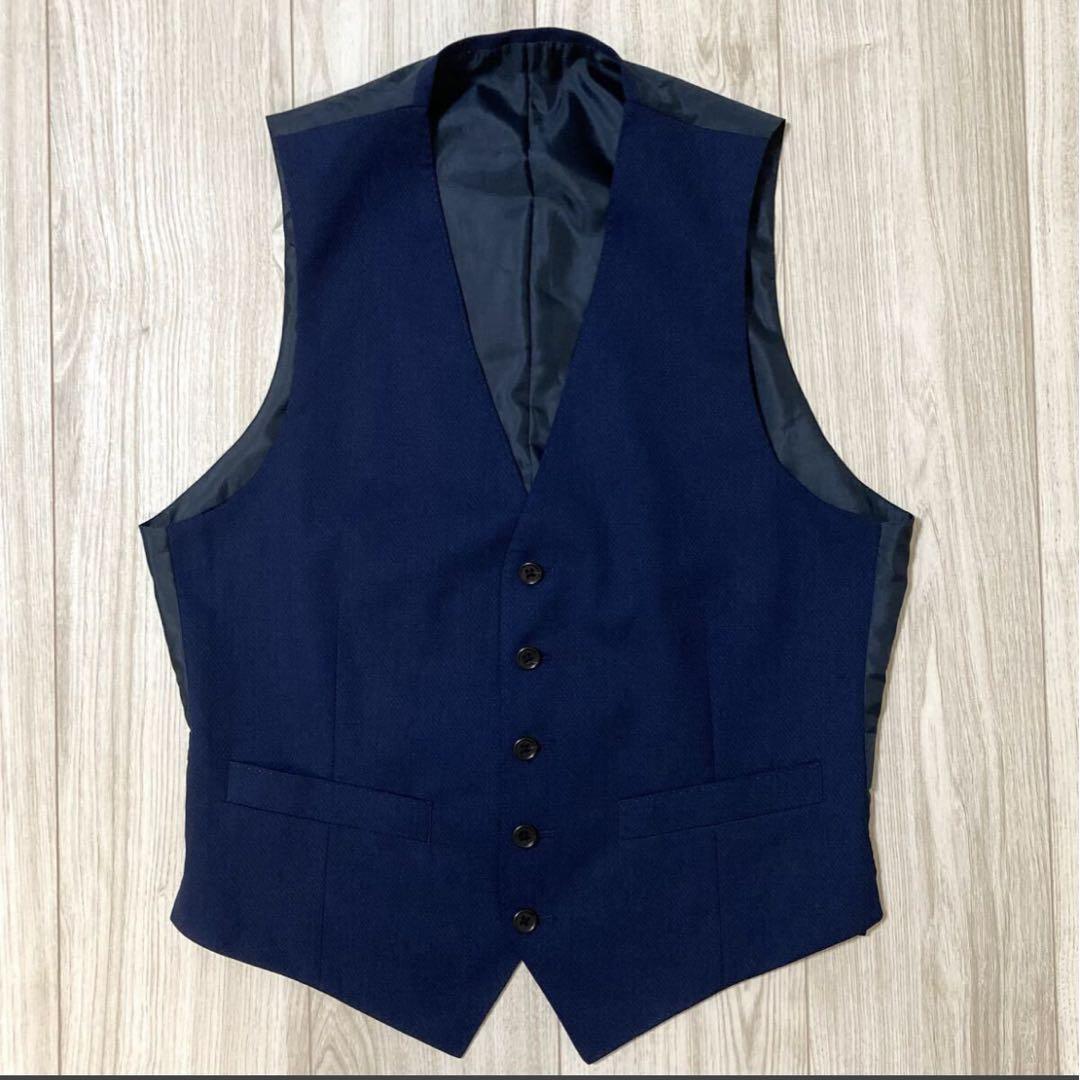 ネイビー ビジネススーツ 3ピース　ONLY