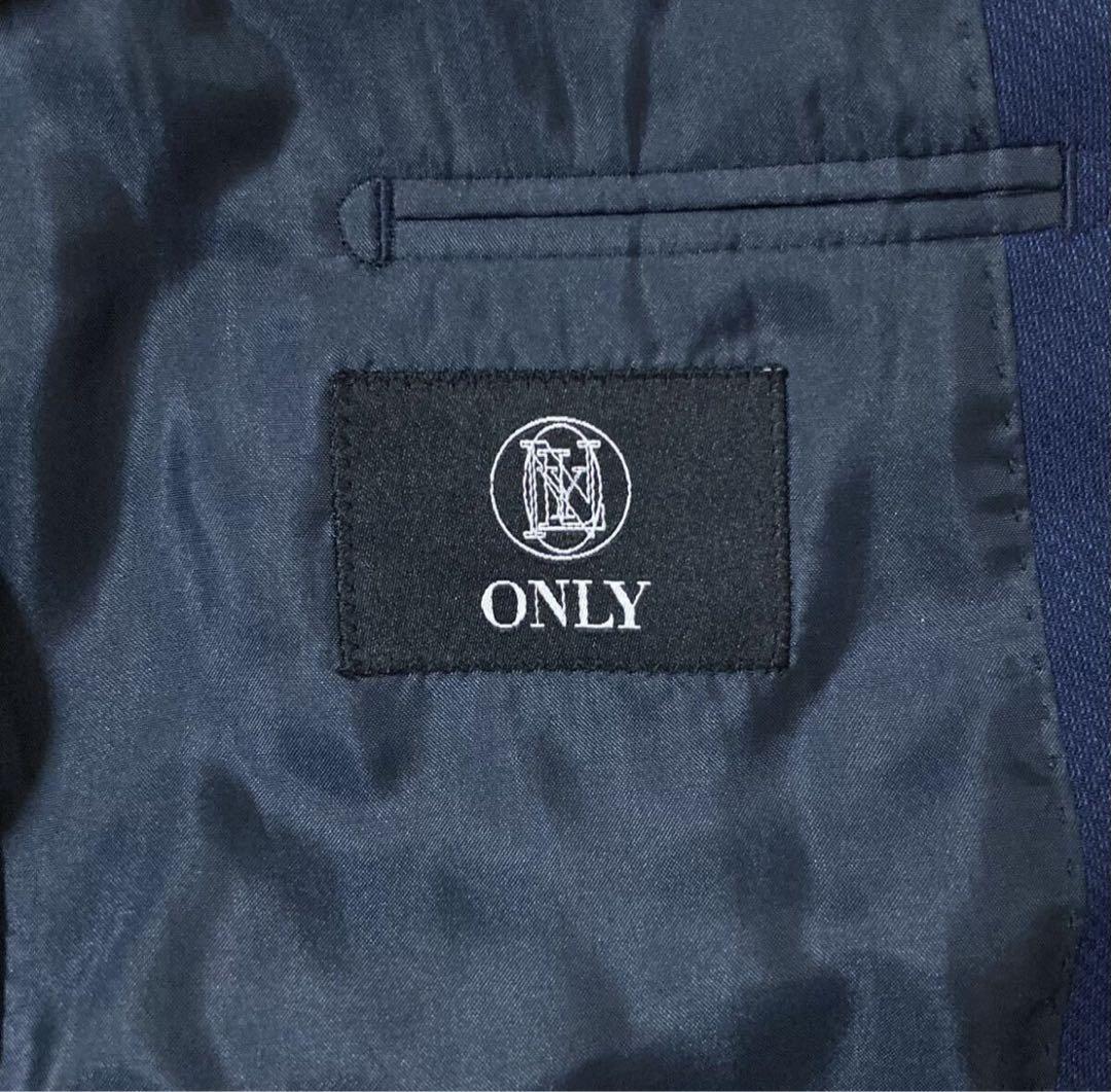 ネイビー ビジネススーツ 3ピース　ONLY