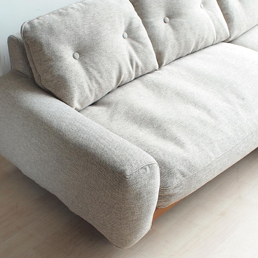 ウニコ/unico ベサン/BETHAN 3人掛け カウチソファ ZR24034