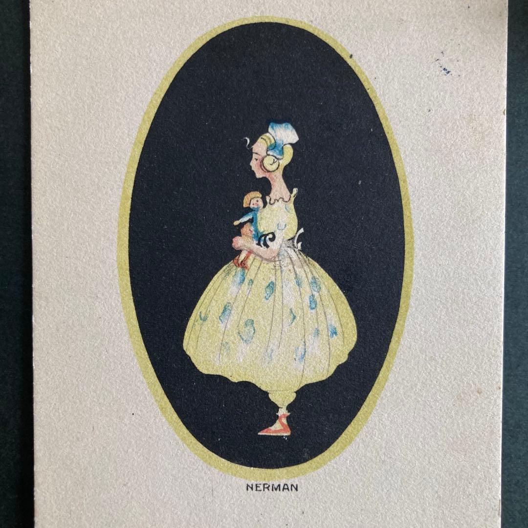 アンティークフレームI★1931年超希少なNERMANアンティークカード入り