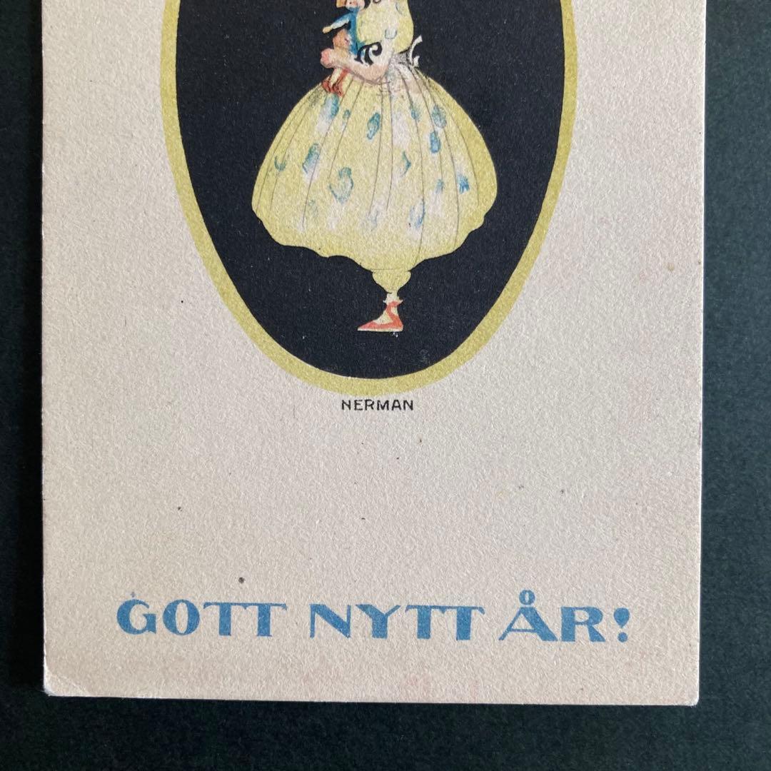 アンティークフレームI★1931年超希少なNERMANアンティークカード入り