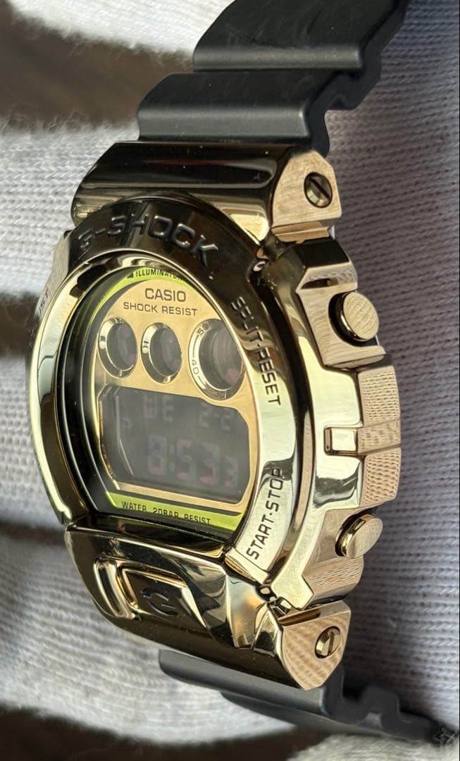 美品 G-SHOCK GM-6900G-9JF ゴールド メタル 6900