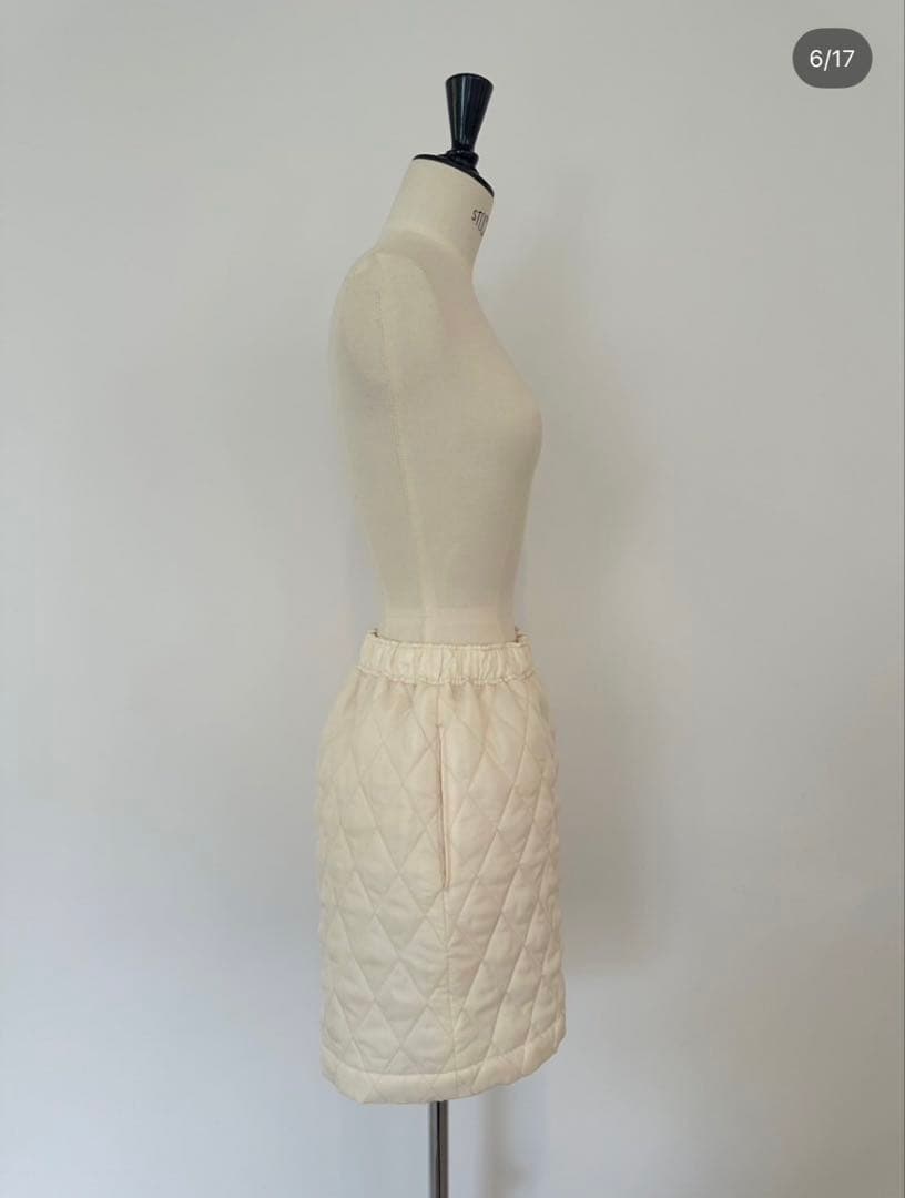 rosymonster posy キルティング ショートパンツ アイボリー