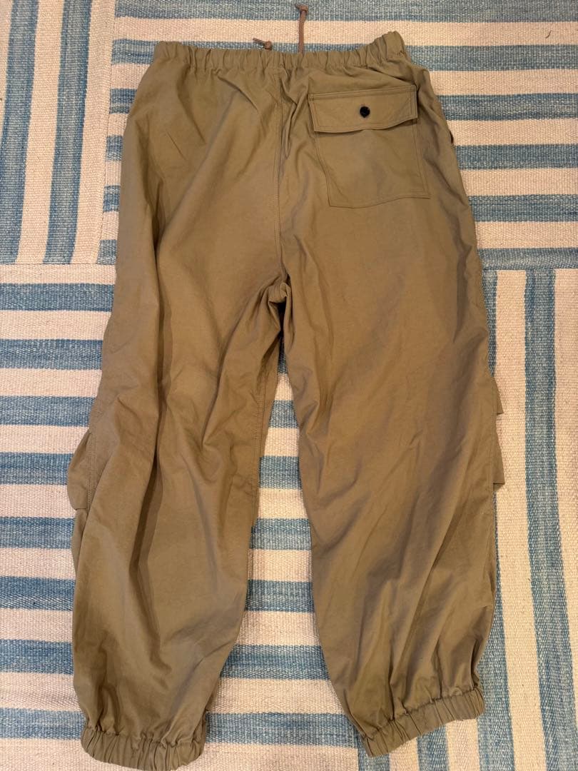 【25SS】cantate ナイロン ベイカーパンツ 48 ベージュ