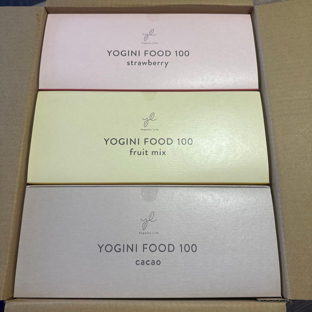 LAVA ヨギーニフード100 3箱 (カカオ、フルーツミックス、ストロベリー)