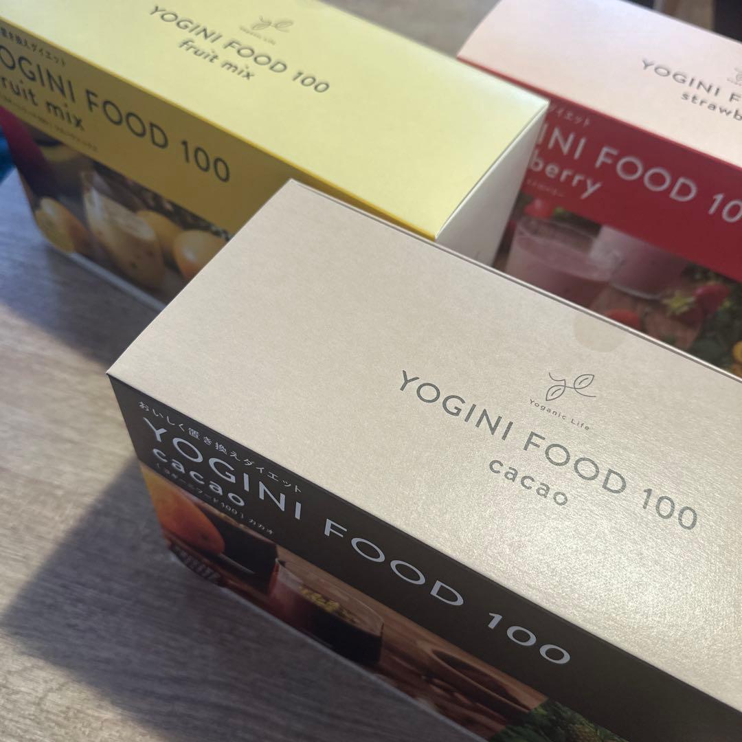 LAVA ヨギーニフード100 3箱 (カカオ、フルーツミックス、ストロベリー)