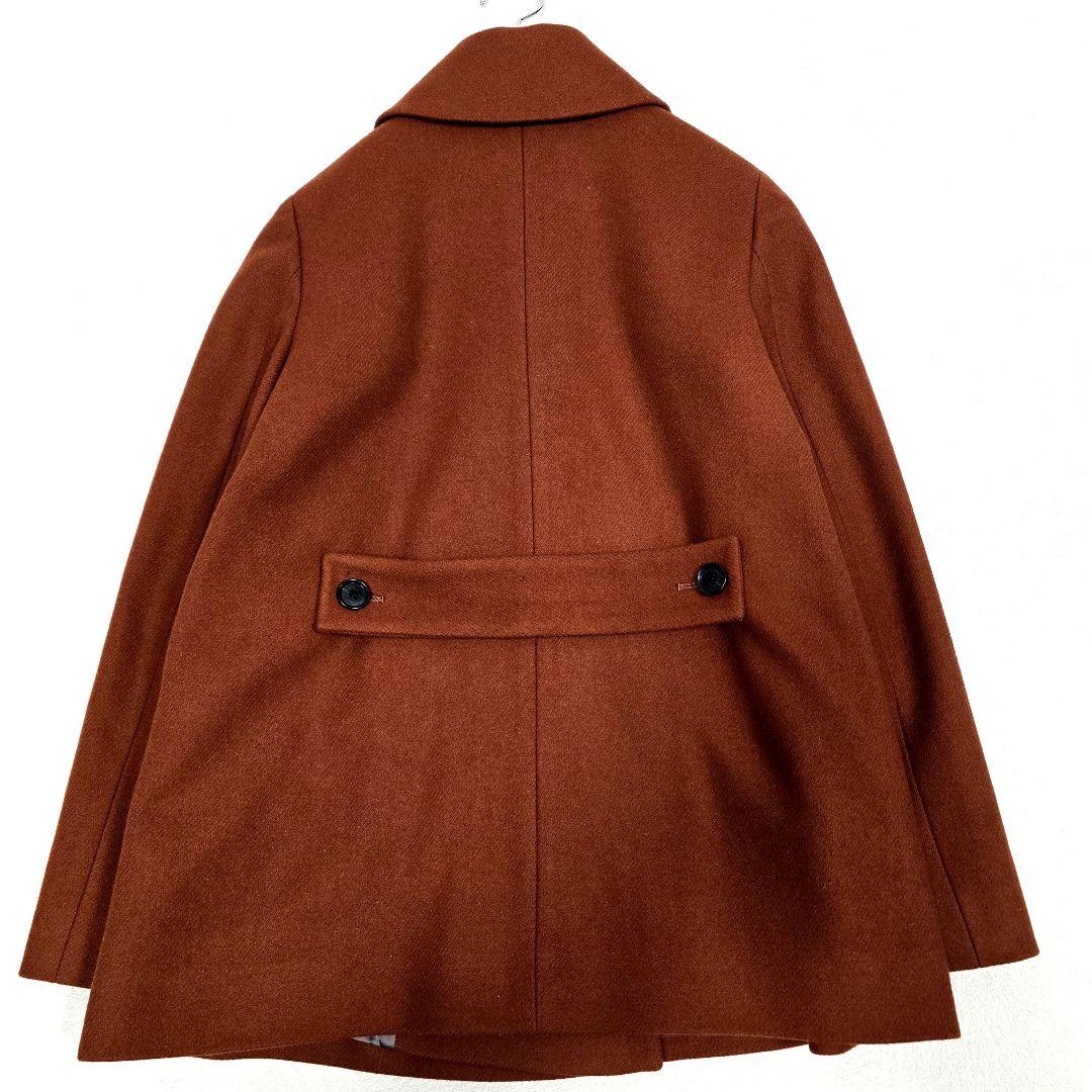 極美品 ピーエスポールスミス ピーコート ダブル ショート丈 テラコッタ 38