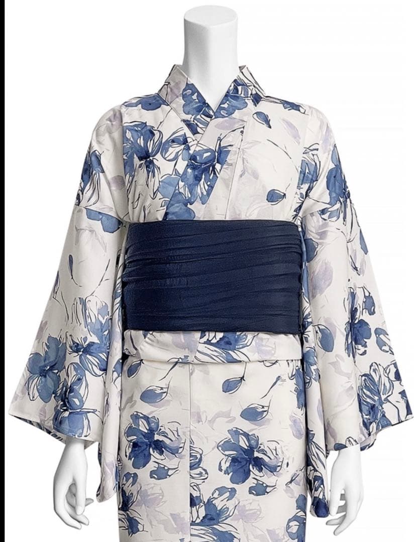 GRL 水彩花柄浴衣セット　fy028