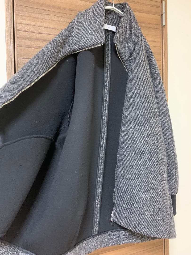 人気完売品　アダムエロペ　ツイードボンディングコーディガン ボンディングコート