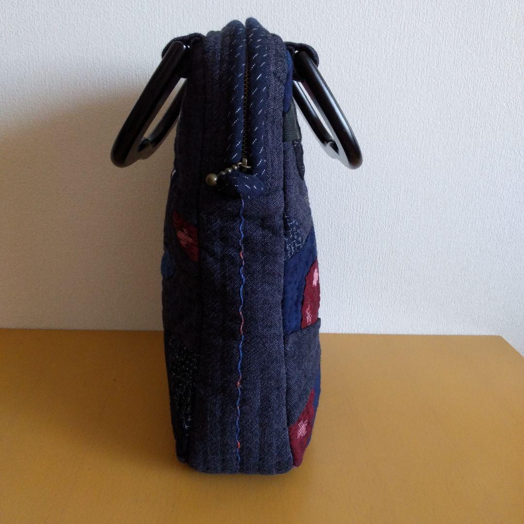 パッチワーク　久留米絣のバッグ　ハンドメイド