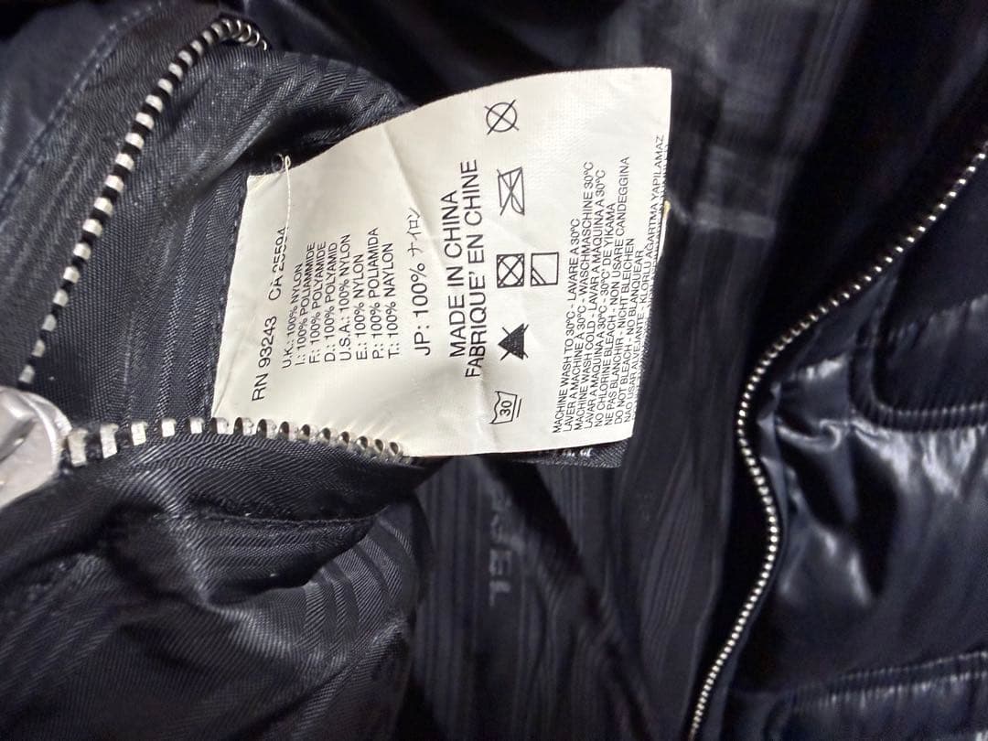 ディーゼル　ダウンジャケット　ネイビー　サイズS