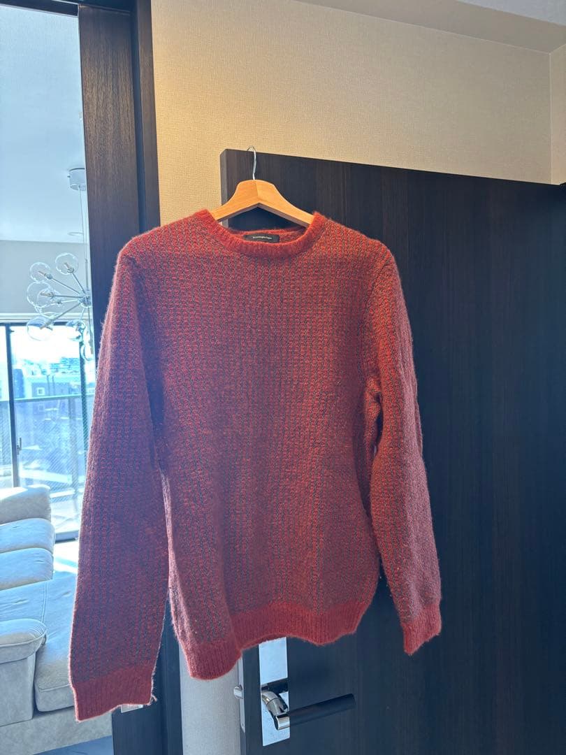 Ermenegildo Zegna ニット セーター カシミヤシルク混 オレンジ