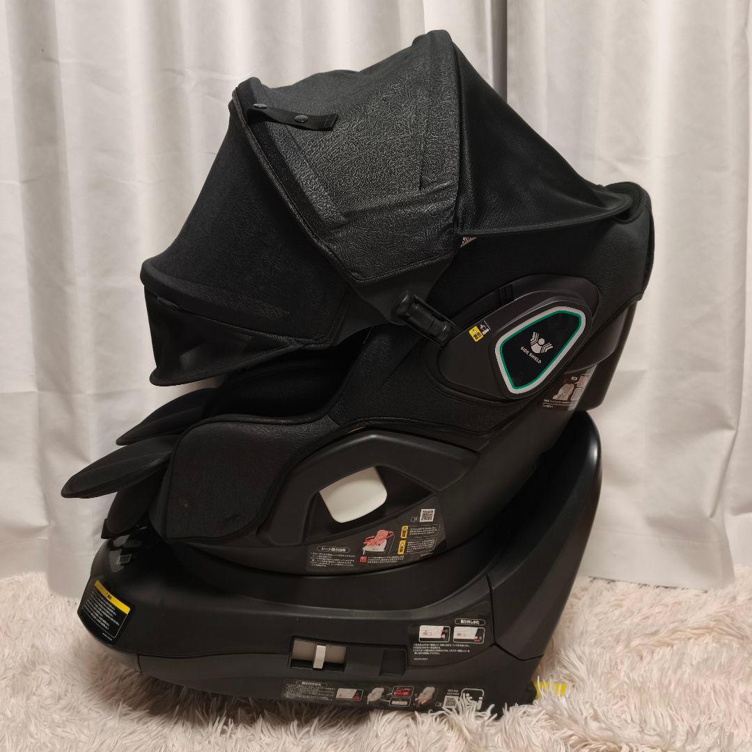 【美品】アップリカ　マモリラ ISOFIX チャイルドシート　ニンバスブラック